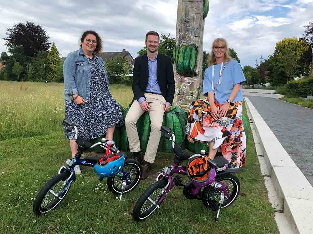 Verl, 60 Laufräder und Fahrräder für Kinder aus der Ukraine gespendet
