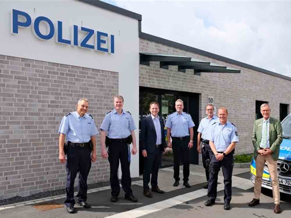 Polizei Gütersloh, Polizeioberkommissar Markus zu Erpen offiziell in Versmold begrüßt