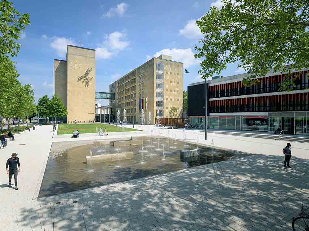 Gütersloh, Auszeichnung für den Konrad Adenauer Platz, Bund deutscher Landschaftsarchitekten vergibt Anerkennung