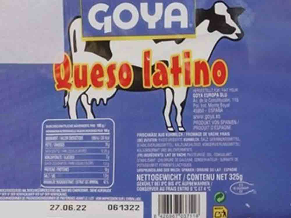 Lidl, Rückruf, »Goya Queso latino, 325 Gramm«
