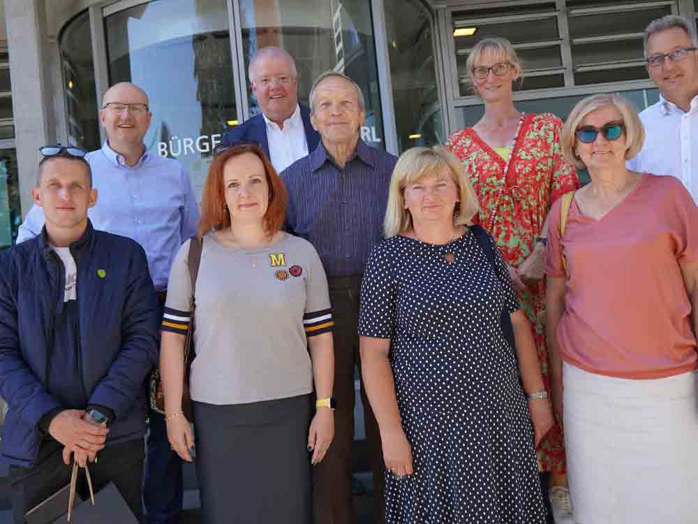 Delegation aus Valmiera erlebt in Verl vielseitiges Besichtigungsprogramm