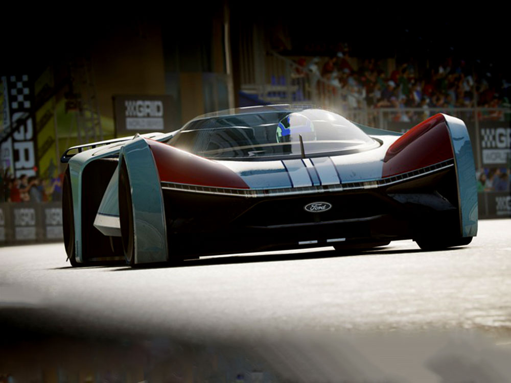 Team Fordzilla P1 Rennwagen feiert Gaming Debüt im Rennspiel »Grid Legends«
