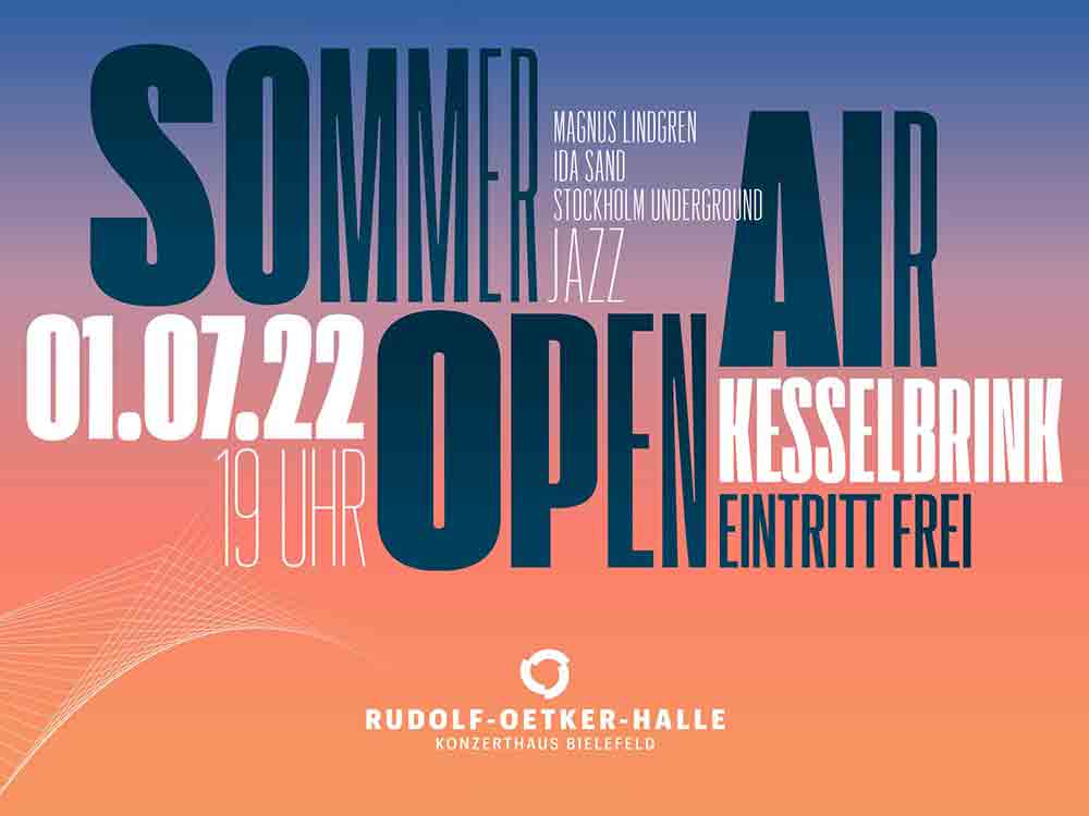 Umsonst und draußen, Magnus Lindgren im Sommer Open Air 2022 für Bielefeld