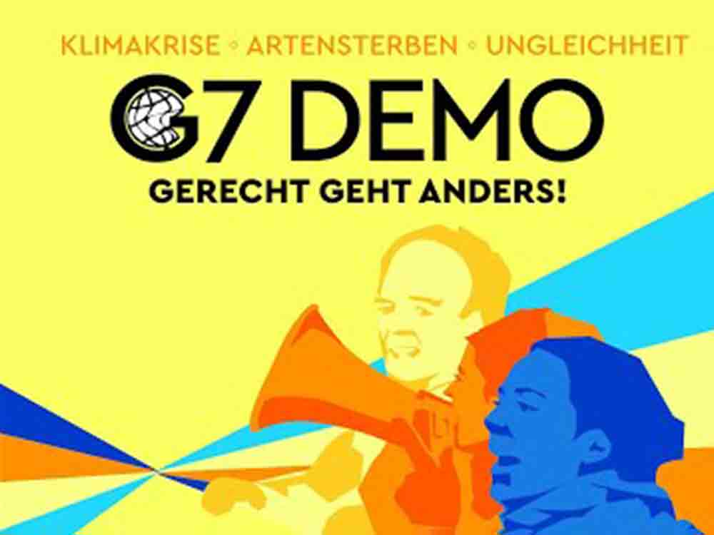 G7, »Gerecht geht anders«, Großdemo in Münchner Innenstadt