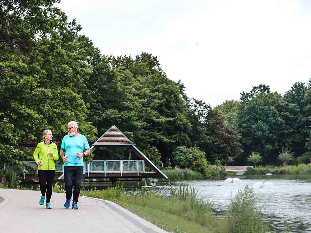 Bad Sassendorf, kostenloses Sportangebot im Sommer im Kurpark