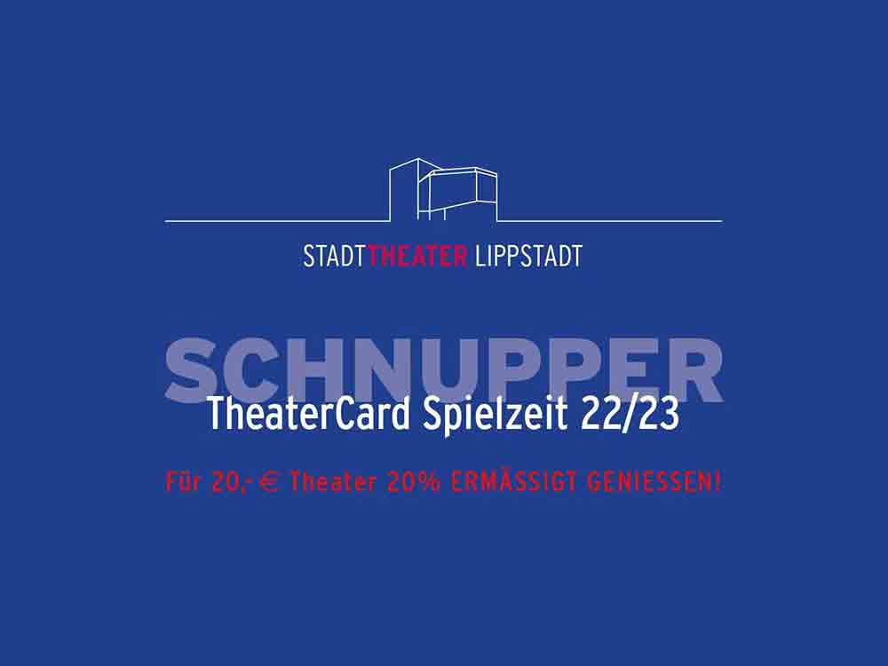 Lippstadt, Kultur genießen – weniger zahlen? Das geht – mit der KWL Theater Card.