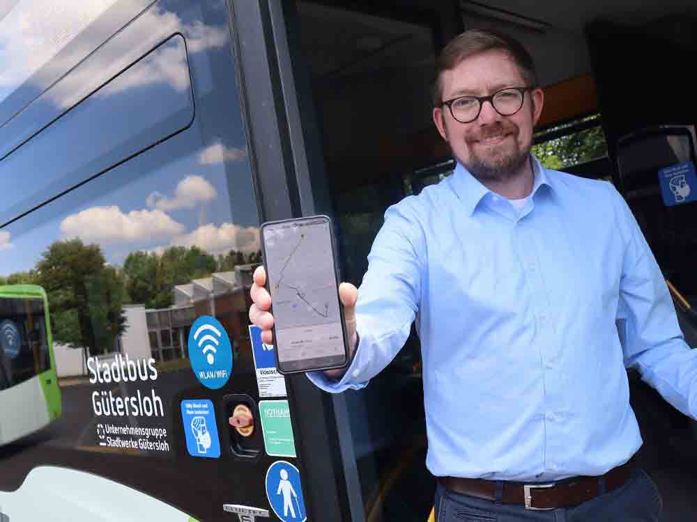 Mehr als nur ein Fahrscheinautomat, Stadtbus App erleichtert die Mobilität in Gütersloh