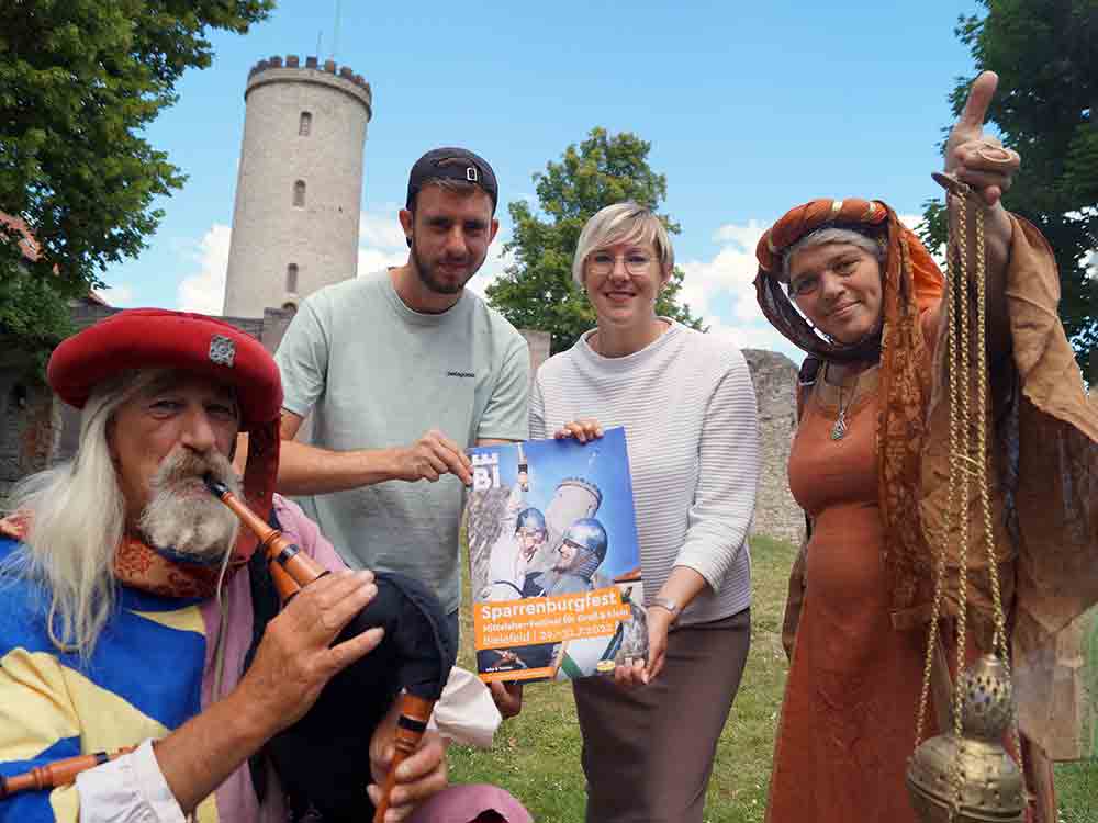 Bielefeld freut sich aufs Burgspektakel, Sparrenburgfest vom 29. bis zum 31. Juli 2022