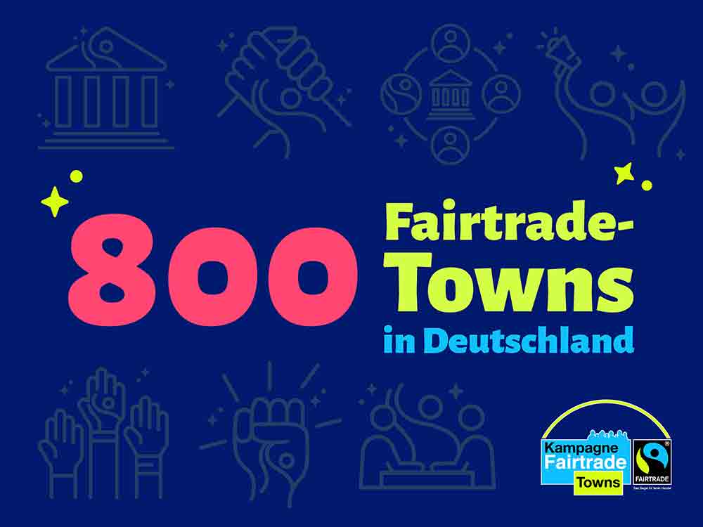 Meilenstein, 800 Fairtrade Towns in ganz Deutschland