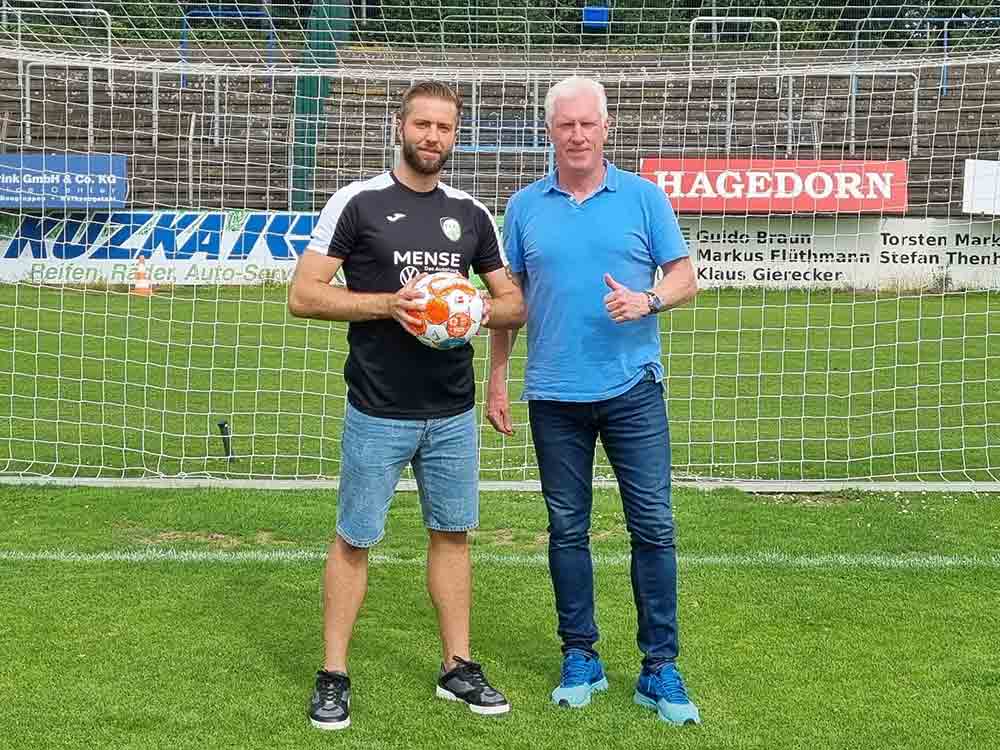Gütersloh, Fußball, Torwart Daniel Szczepankiewicz ist der 7. Neuzugang  des FC Gütersloh