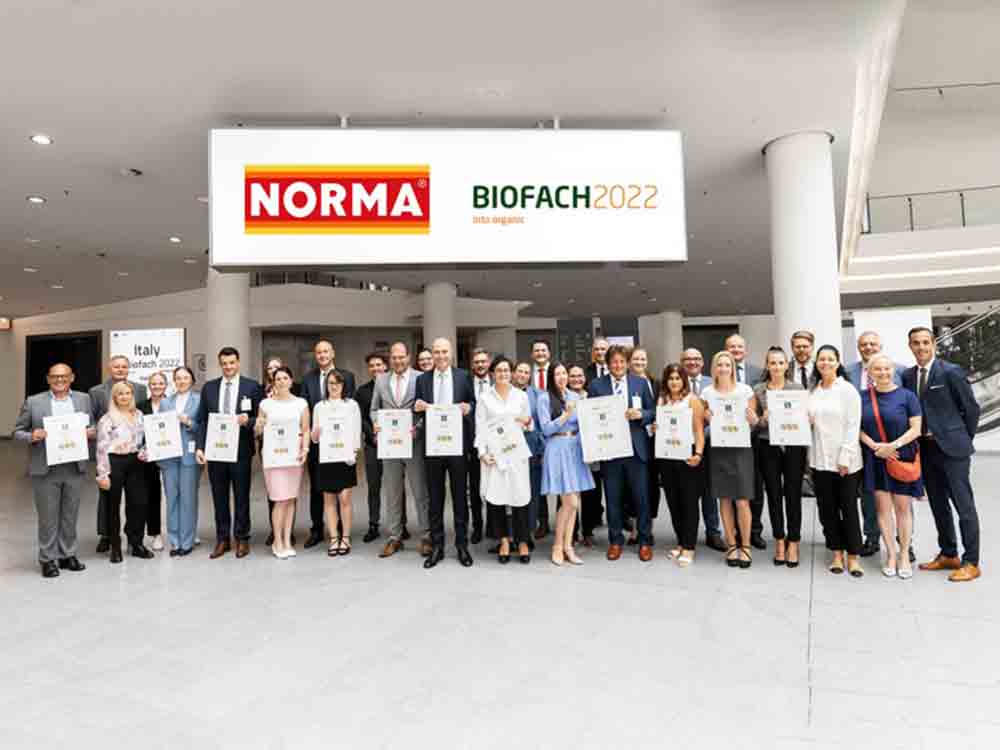 Norma erhält 241 DLG Medaillen auf der Biofach 2022 und ist erneut der beste Bio Händler Deutschlands
