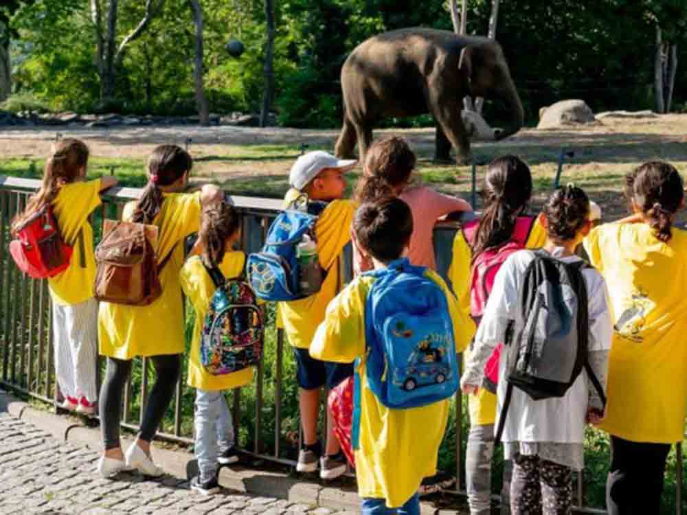 10. Rotary Kindertag im Zoo Berlin für benachteiligte Kinder