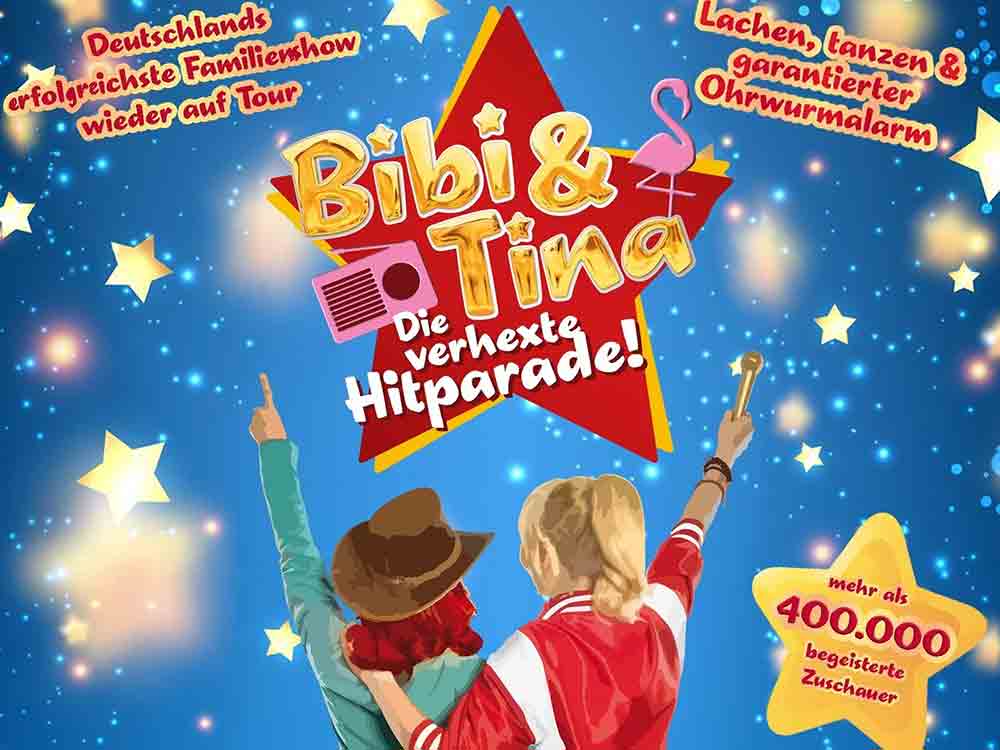Deutschlands erfolgreichste Kindershow und Familienshow Bibi & Tina Die verhexte Hitparade kehrt 2023 auf Deutschlands Bühnen zurück