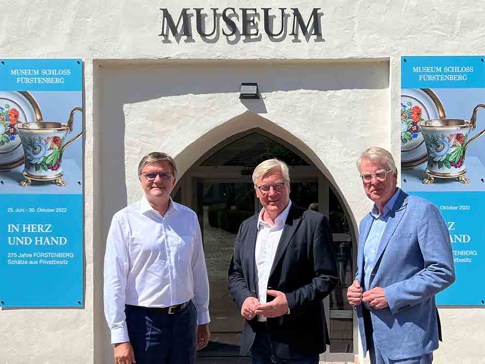 Porzellanmanufaktur Fürstenberg, Dr. Bernd Althusmann zu Besuch in Fürstenberg