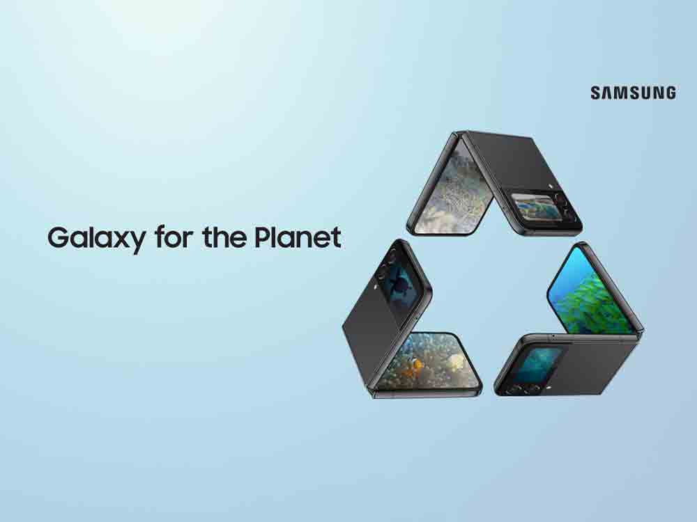Ein Schritt in eine bewusste Welt, die neuen Samsung Galaxy Foldables im Zeichen achtsamen Umgangs