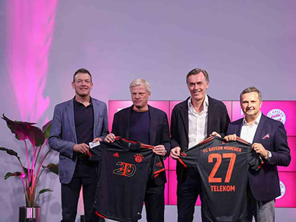 Telekom verlängert Partnerschaft mit FC Bayern München