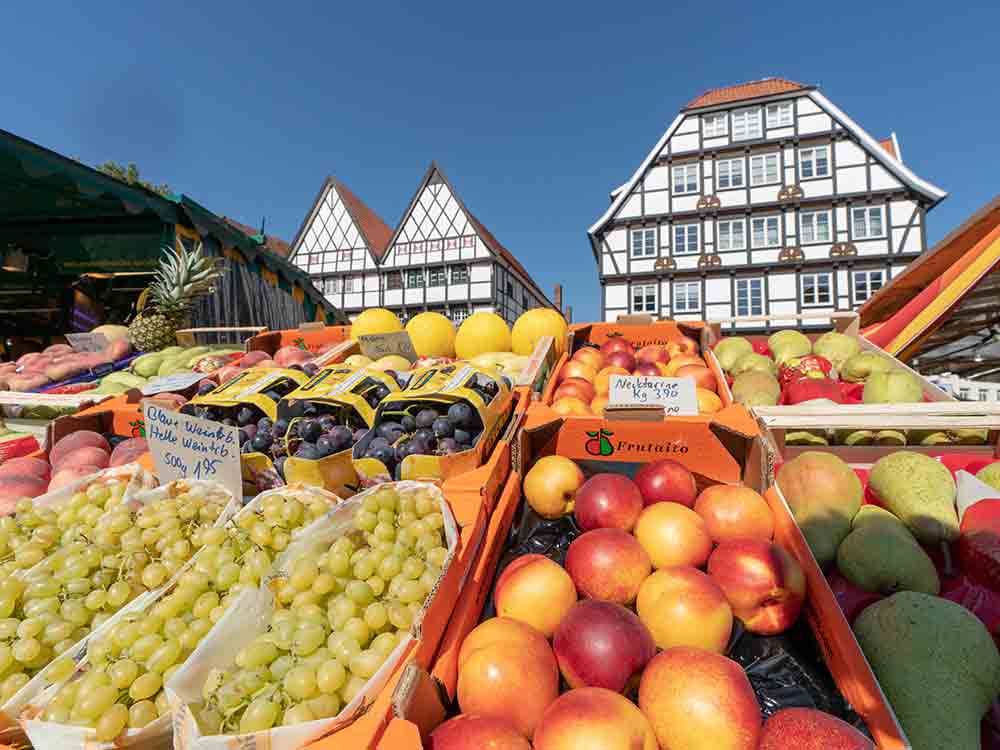 Soest, Soester Bördebauernmarkt lockt am ersten Septembersonntag zum farbenfrohen Altstadtbummel, 4. September 2022