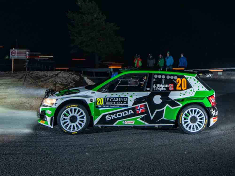 Ypern Rallye Belgien, Škoda Fahrer Andreas Mikkelsen will WRC2 Tabellenführung ausbauen