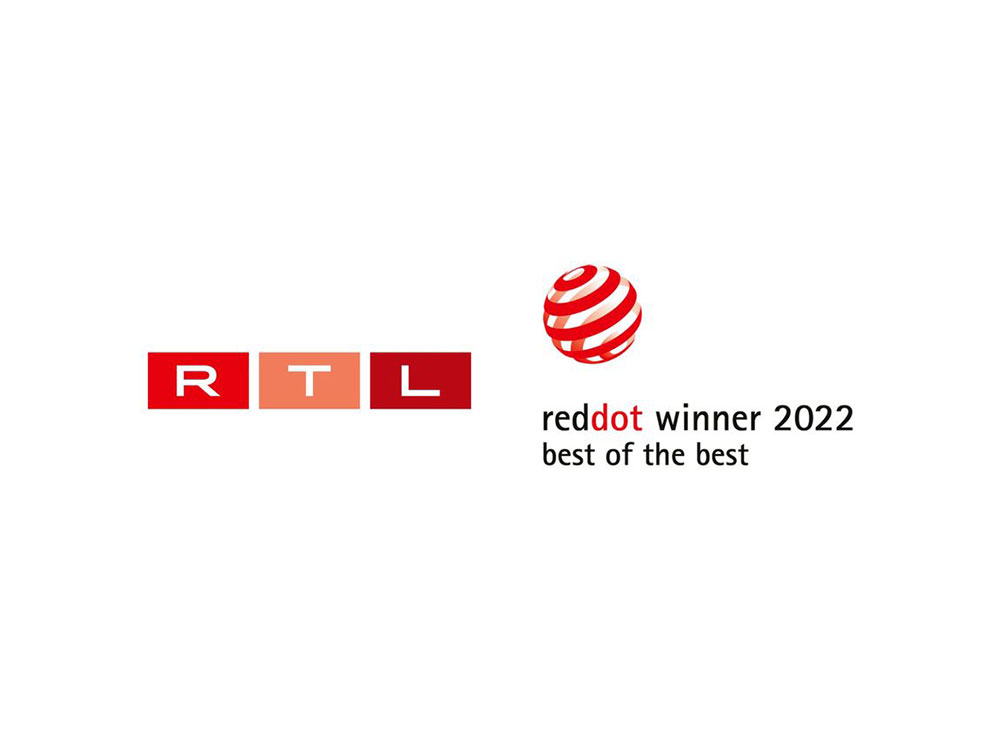 RTL gewinnt Red Dot Award