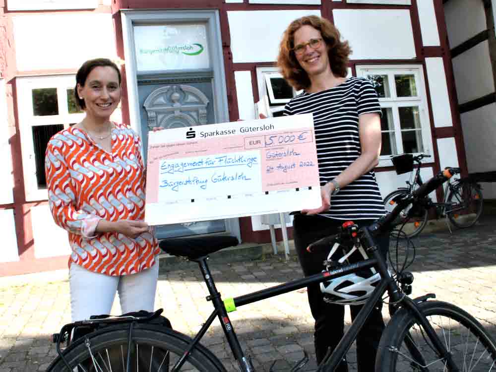 Gütersloh, Fit for work, 5.000 Euro aus Spendensammlung von Mitarbeitern der Bertelsmann Stiftung