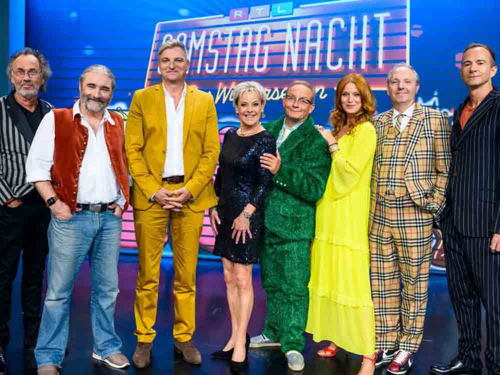 Endlich wieder RTL Samstag Nacht, große Gala Show mit allen Stars und Hugo Egon Balder als Moderator