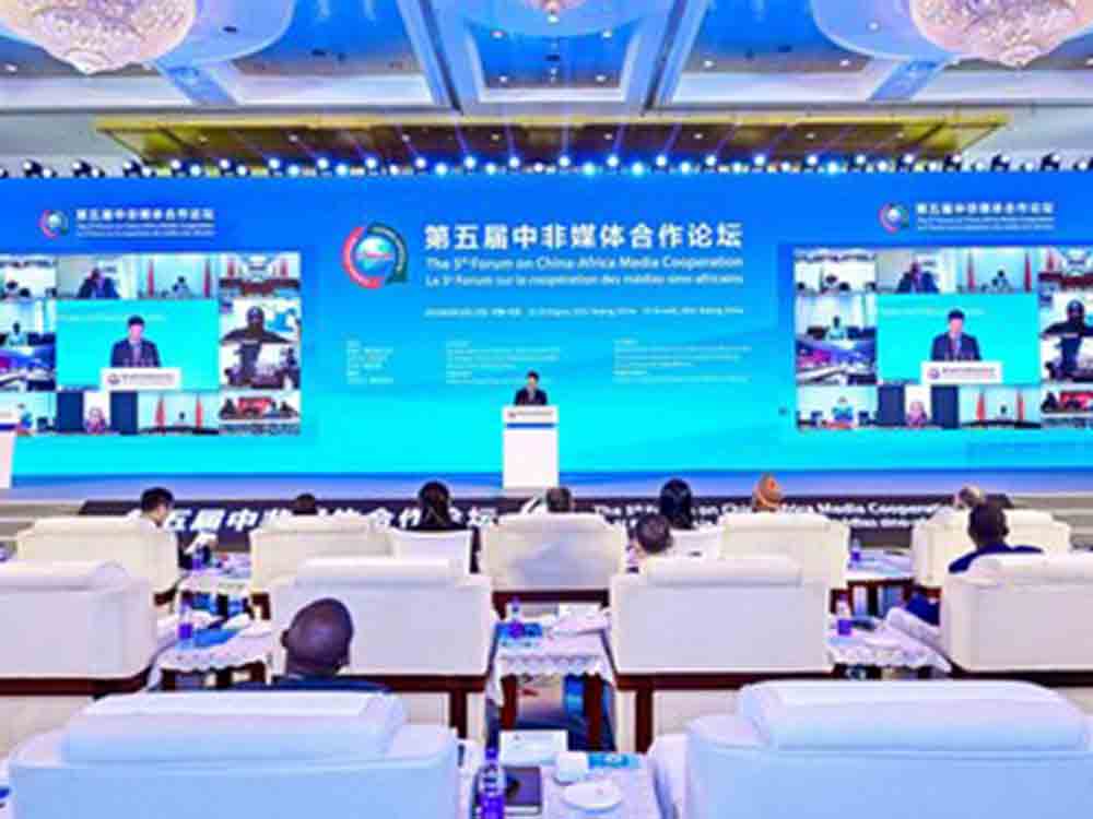 Eröffnung des 5. Forum2 für chinesisch afrikanische Medienzusammenarbeit in Peking