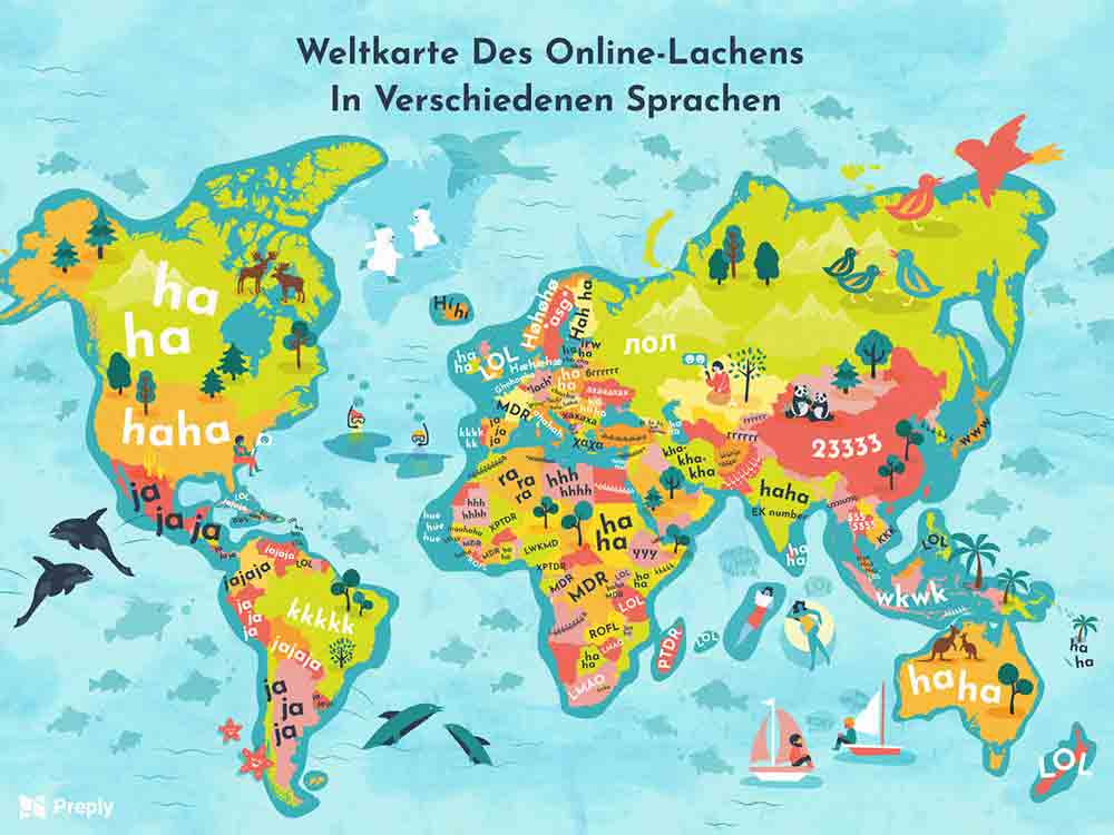 Neue Karte zeigt, wie Menschen auf der ganzen Welt online lachen
