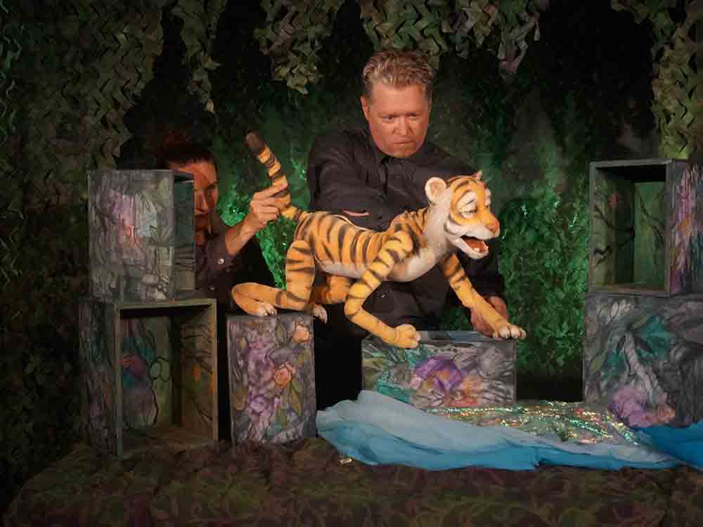 Lippstadt, Tigerwild, Puppentheater nach dem Kinderbuch von Peter Brown, 27. September 2022