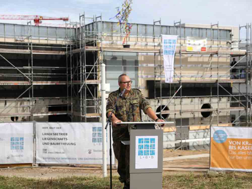 Bundeswehr Zentralkrankenhaus, Richtfest für Interimsneubau, 13. September 2022
