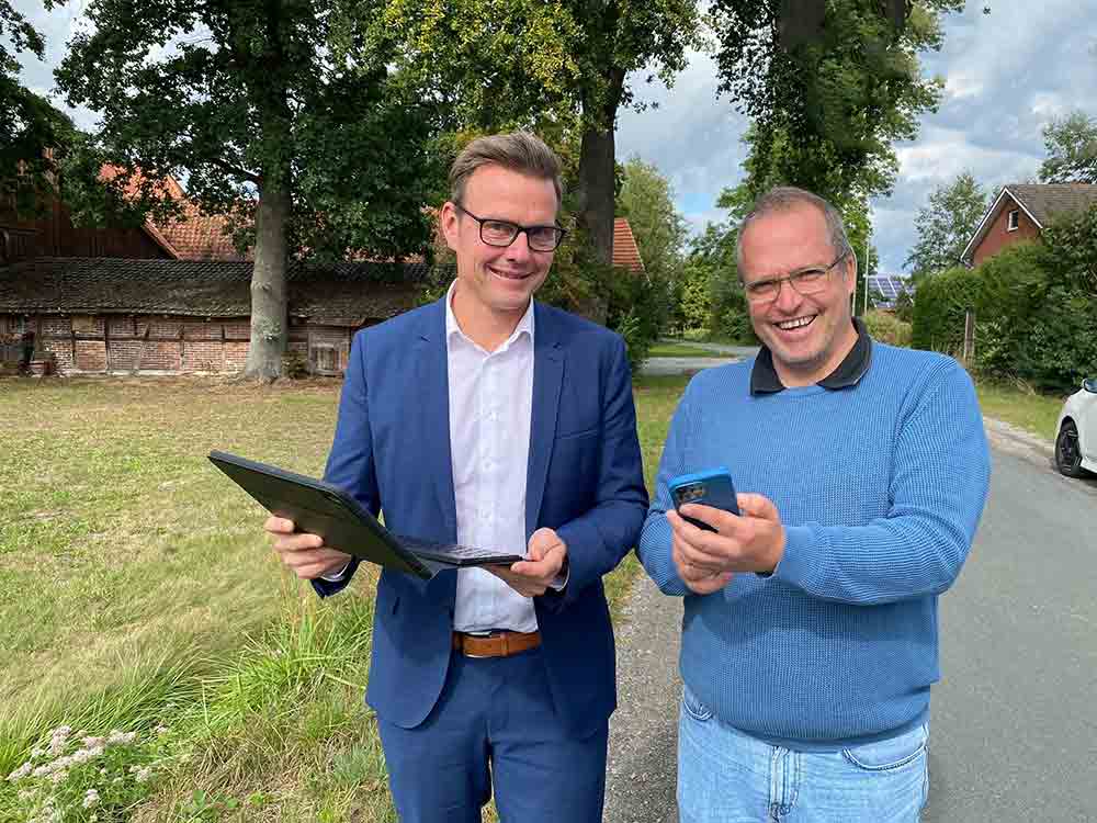 Rietberg, Stadt erhält Förderzusage über 11,1 Millionen Euro, Bundesmittel für den Breitband Ausbau