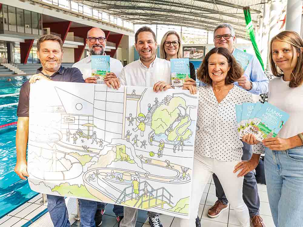 Wimmel Malbuch Hamm, das neue Produkt der Tourismus Initiative Freizeit in Hamm