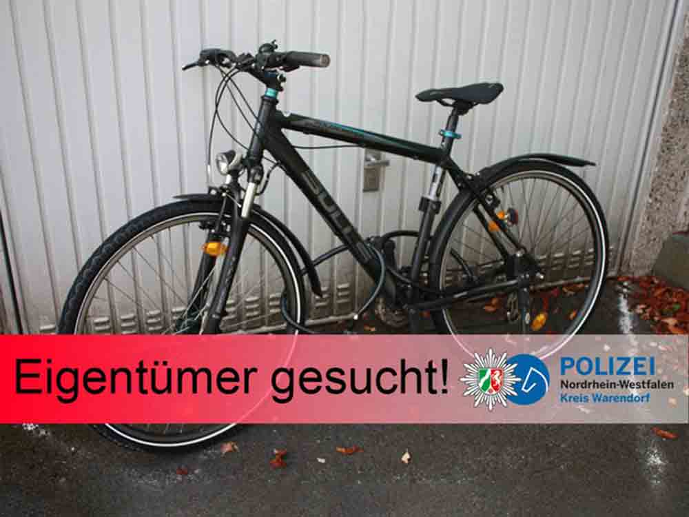 Polizei Warendorf, Neubeckum, vermutlich gestohlenes Fahrrad festgestellt