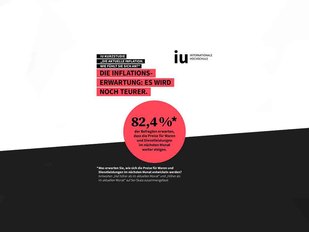 Warum die gefühlte Inflation so viel höher ist, laut Umfrage der IU Internationalen Hochschule liegt sie bei 34,2 Prozent