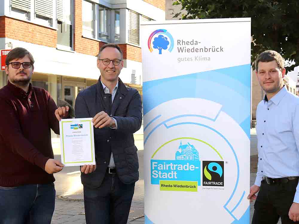 Rheda Wiedenbrück, reit mehr als 10 Jahren Fairtrade Stadt