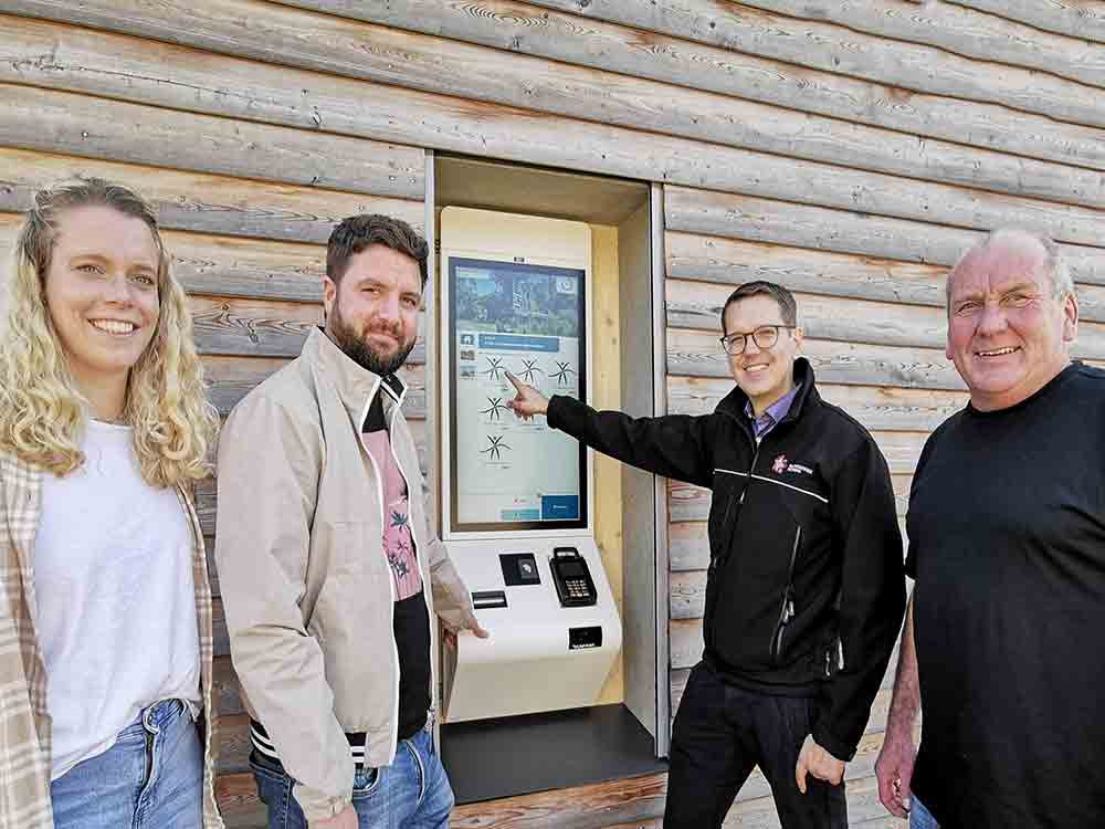 Rietberg, Gartenschaupark hat ein neues Kassensystem, Tageskarten können auch an Automaten gekauft werden