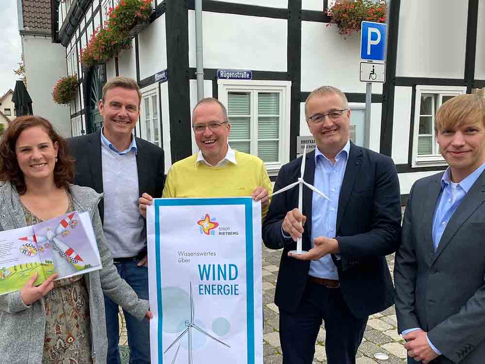 Rietberg, volle Kraft voraus für die Windenergie, positive Resonanz bei Flächeneigentümern