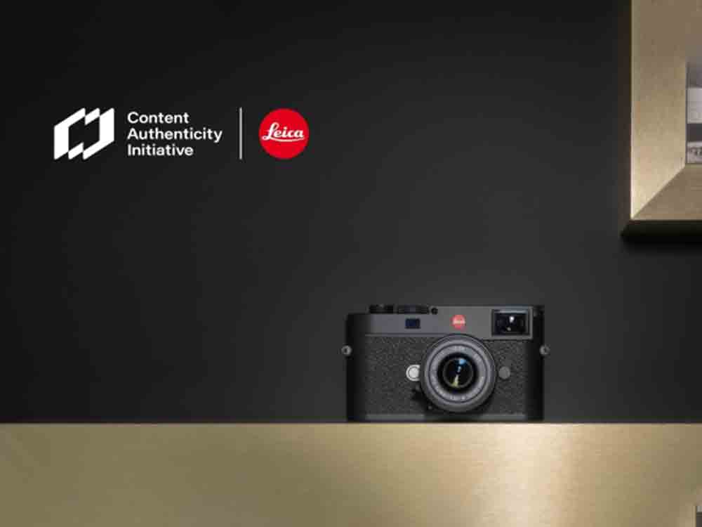 Digitalkameras Gütersloh, Partnerschaft zwischen Leica und Content Authenticity Initiative für mehr Vertrauen in digitale Bildinhalte