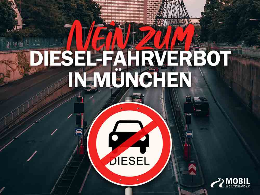 Stadtrat beschließt Diesel Fahrverbote in München, Automobilclub unterstützt betroffene Dieselfahrer