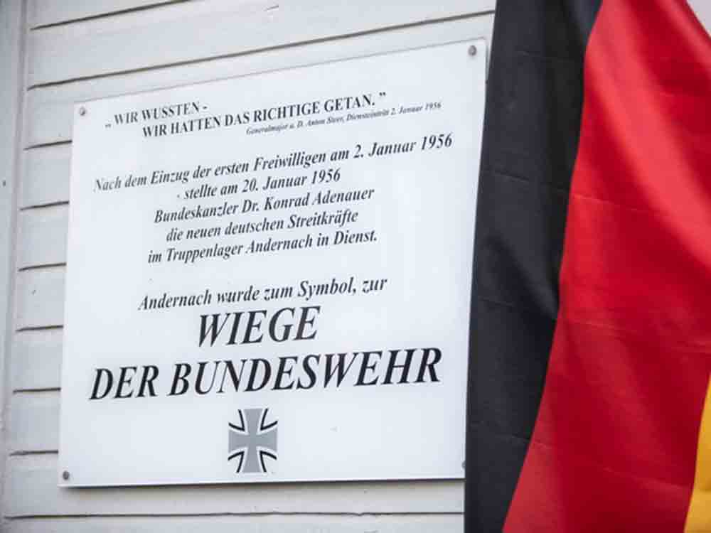 Krahnenberg Kaserne Andernach, Wiege der Bundeswehr zum »Ort der Demokratiegeschichte« ernannt