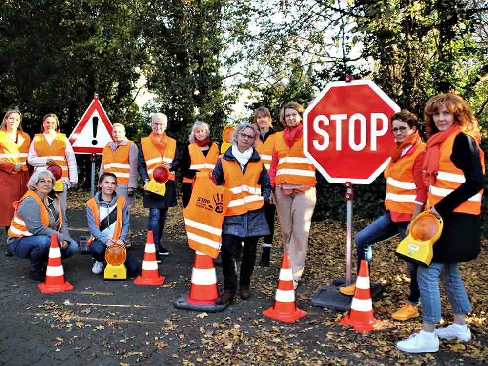 Gütersloh, Orange Days, Aktionstag am 25. November 2022, viele »Baustellen« bei Gewalt gegen Frauen