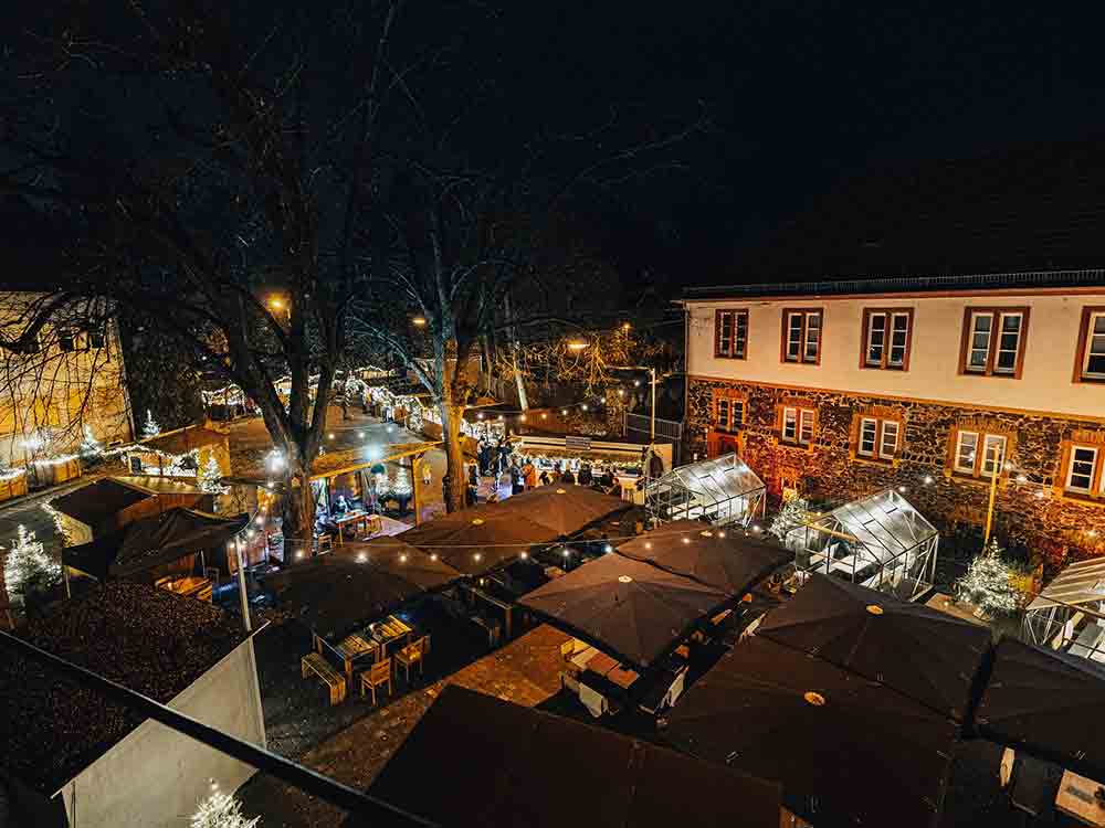 Hanau, Weihnachtsstimmung im Fronhof, Wintergold mit Live Musik, Open Air Kino, Kunst und Handwerk an den Adventswochenenden 2022