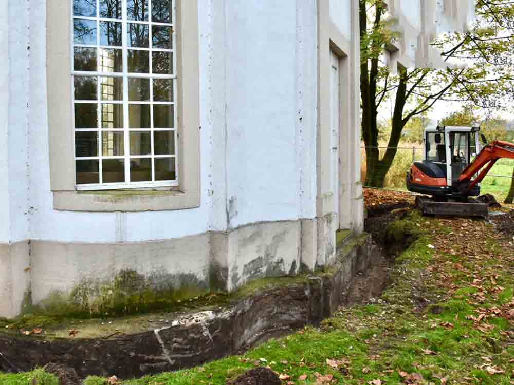 Rietberg, Sanierung der Johanneskapelle hat begonnen, November 2022