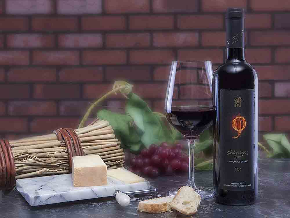 Gütersloh, Wein des Monats Dezember 2022, Mesimvria Wines, griechischer Premium Syrah vom Holzfass 2018, trocken