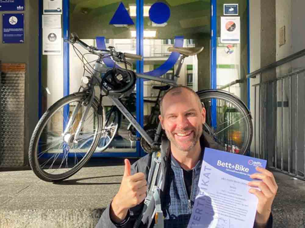 Fahrradfreundlich, Bett und Bike zertifiziert 13 A & O Standorte