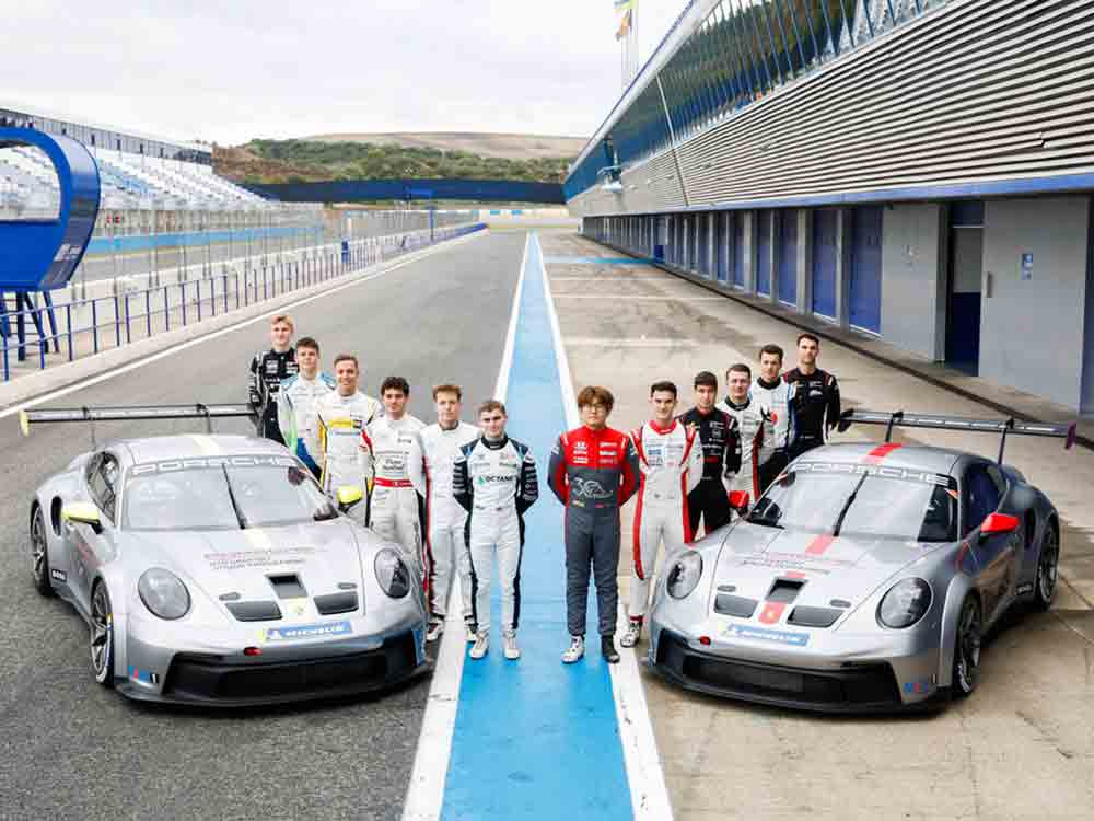 Sichtung für die internationale Motorsport Talentförderung von Porsche, 12 Nachwuchs Rennfahrer wollen der neue Porsche-Junior werden