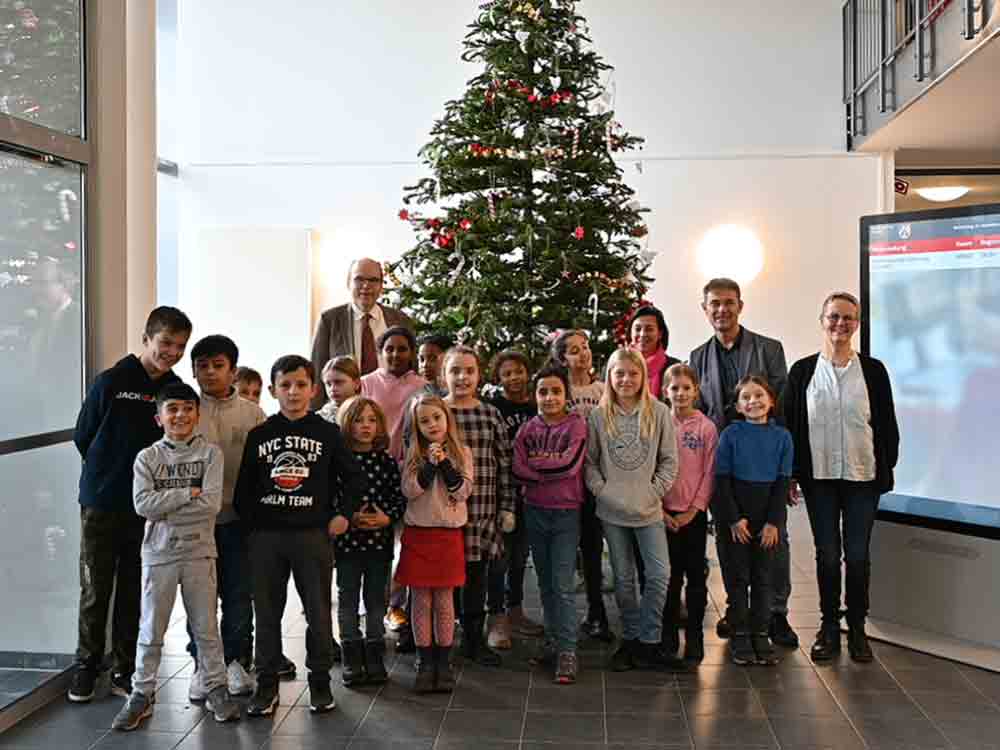 Weihnachtliche Stimmung bei der Bezirksregierung Münster, Dezember 2022