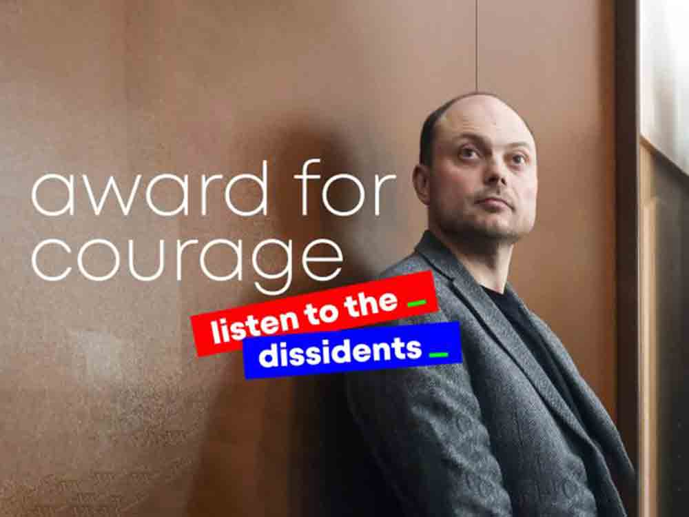 Axel Springer zeichnet Wladimir Kara Mursa mit Award for Courage aus