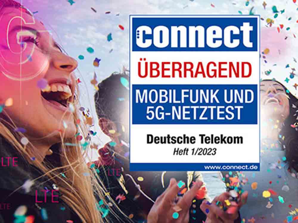 Mobilfunk und 5G Netztest der Connect, Telekom gewinnt mit der Bestnote »überragend«