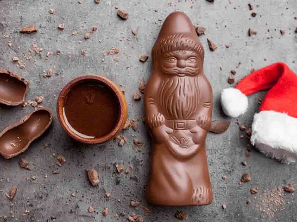 Deutsche Süßwarenindustrie produziert 169 Millionen Schoko Nikoläuse und Weihnachtsmänner