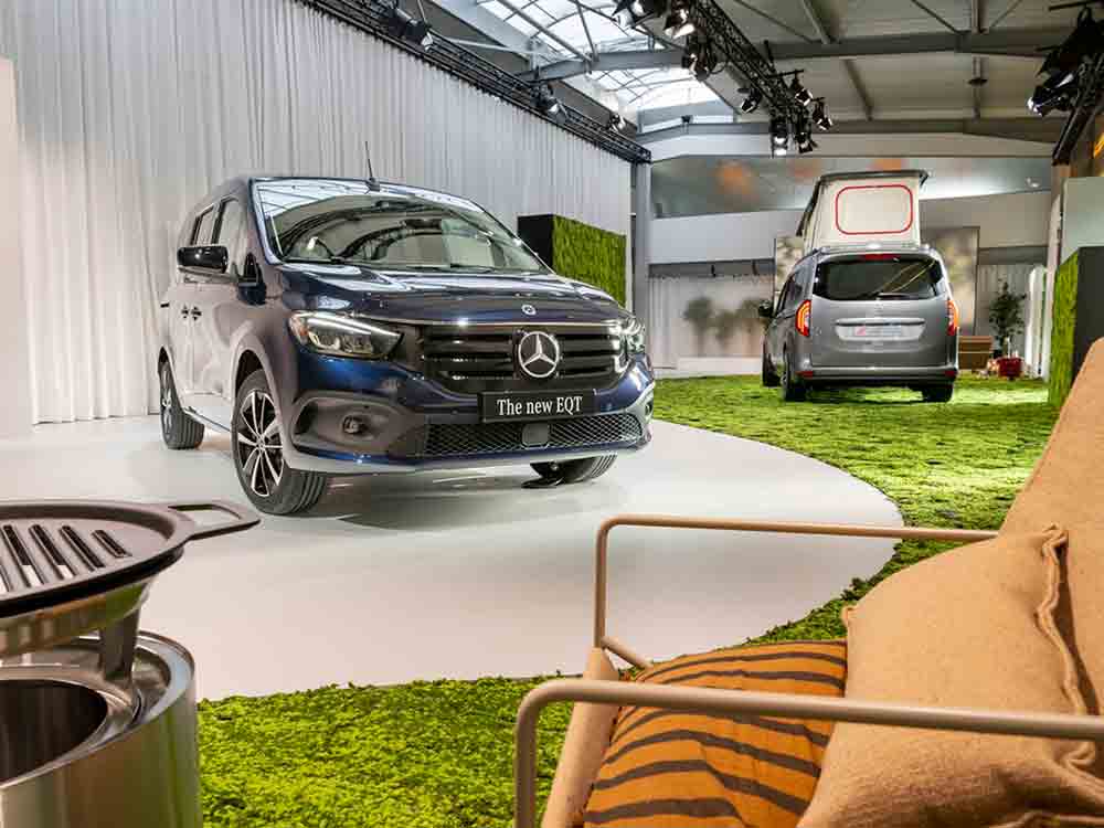 Elektrifiziertes Camping im neuen Small Van von Mercedes Benz feiert Premiere